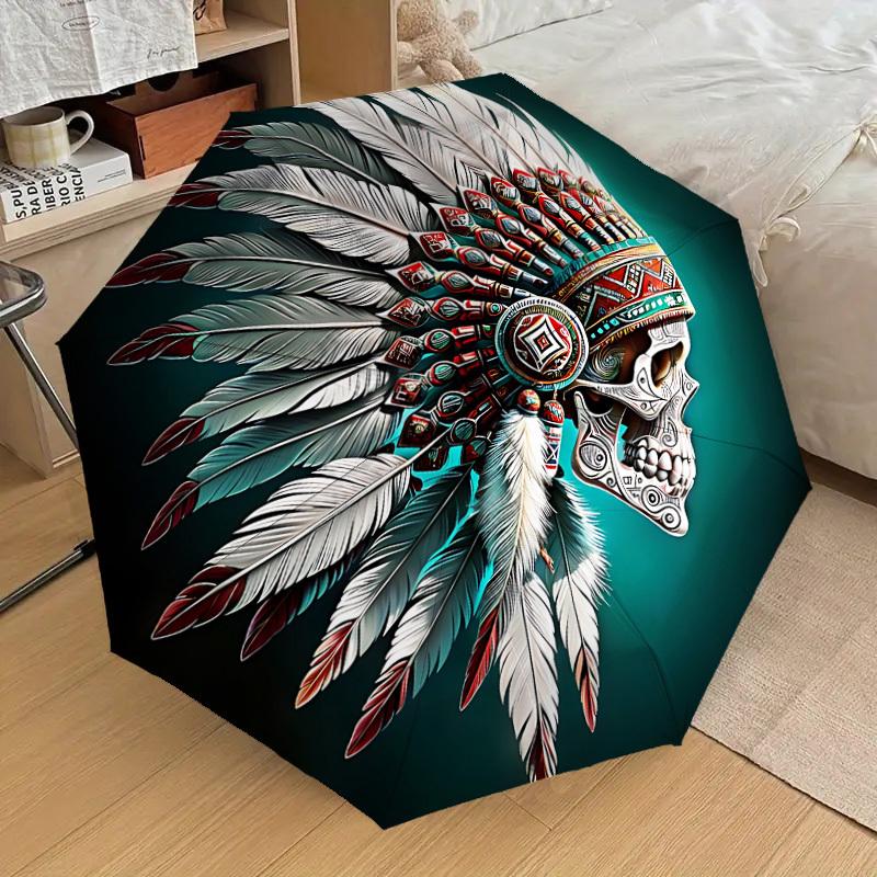 1pc Native American Fashionable Automatic Opening/Closing Folding Umbrella with 8 Iron Bones, Plastic Handle yy251015017
1pc Native American Fashionable Automatic Opening/Closing Folding Umbrella with 8 Iron Bones, Plastic Handle yy251015017