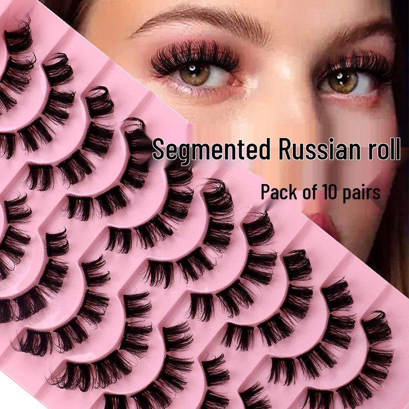 Cross-Border Russian Volume 3D Curl Eyelashes - 10 Pairs of Long, Natural European & American Style False Lashes Standard
Cross-Border Russian Volume 3D Curl Eyelashes - 10 Pairs of Long, Natural European & American Style False Lashes Standard