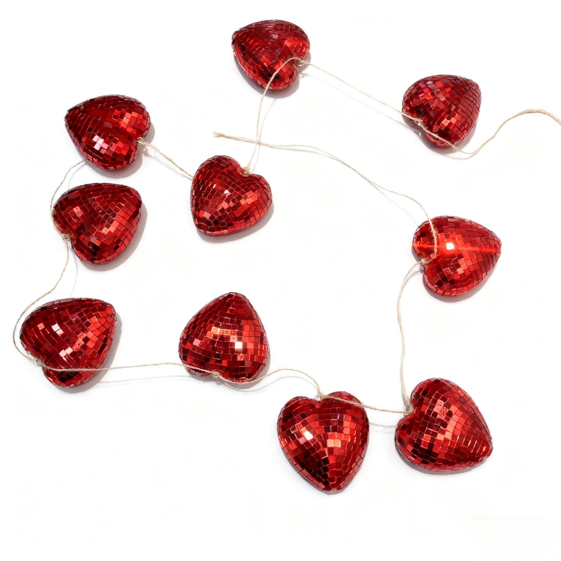 WTEMPO Disco Ball Heart-shaped Hanging String Christmas Decoration Glass Sequin Vintage Reflective Mirror Ball Festive Wedding Hanging Decoration 2pcs червоний
WTEMPO Disco Ball Heart-shaped Hanging String Christmas Decoration Glass Sequin Vintage Reflective Mirror Ball Festive Wedding Hanging Decoration 2pcs червоний