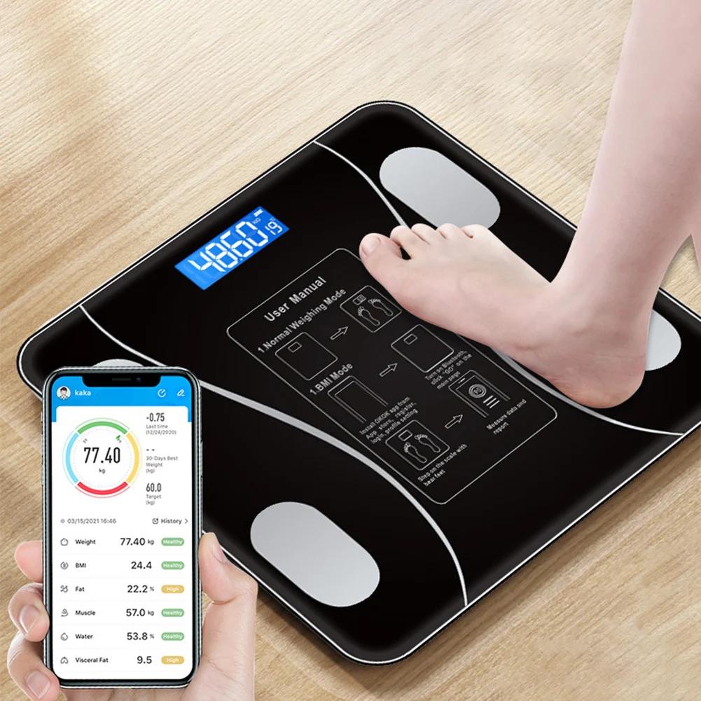 Bluetooth Smart Body Scale Bathroom Scales BMI Body Weight Scale LED Digital Electronic Weighing Scale Body Composition Analyzer рожевий
Bluetooth Smart Body Scale Bathroom Scales BMI Body Weight Scale LED Digital Electronic Weighing Scale Body Composition Analyzer рожевий