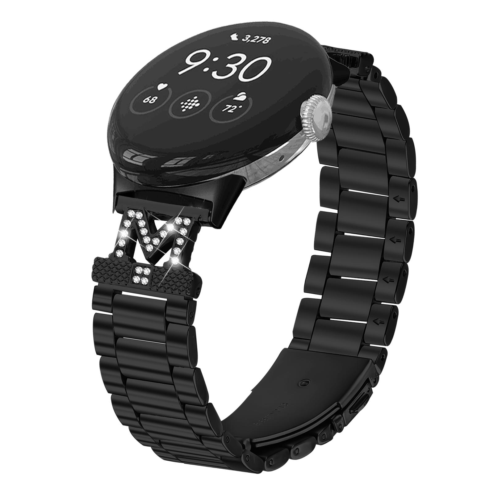 Для Google Pixel Watch 2/Pixel Watch Ремінець для годинника Декор стразами 3 намистини Браслет для годинника з нержавіючої сталі Rose Gold
Для Google Pixel Watch 2/Pixel Watch Ремінець для годинника Декор стразами 3 намистини Браслет для годинника з нержавіючої сталі Rose Gold