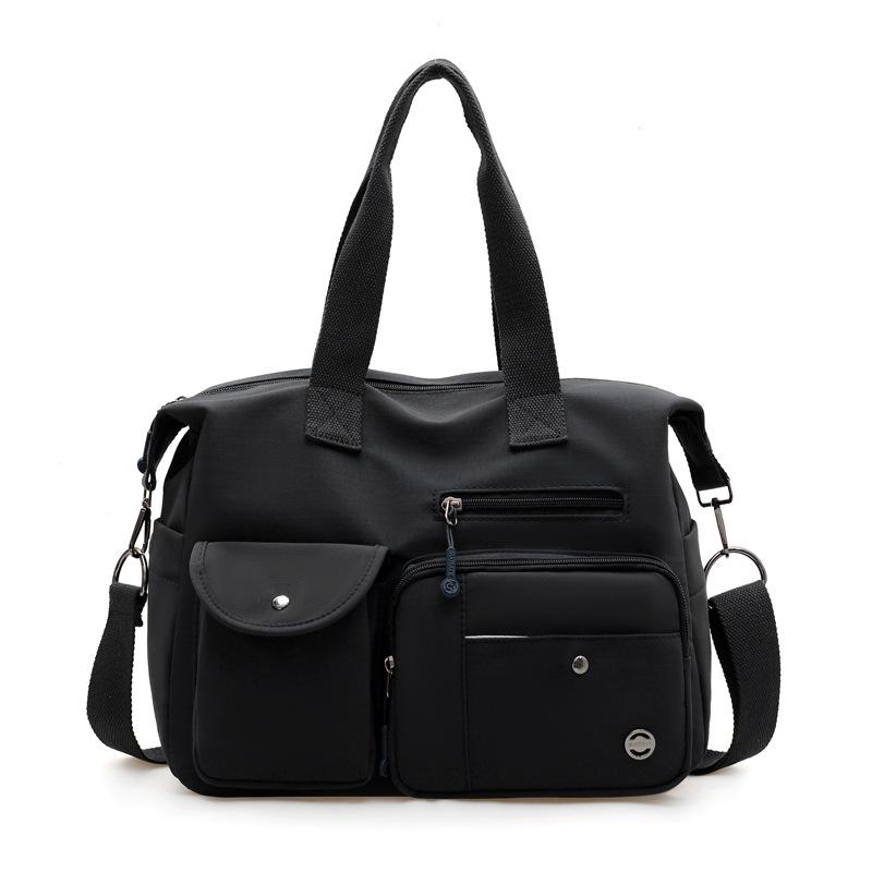 Многофункциональная сумка-тоут Легкая водонепроницаемая нейлоновая сумка Дорожная сумка через плечо Женская сумка на плечо чёрный
Многофункциональная сумка-тоут Легкая водонепроницаемая нейлоновая сумка Дорожная сумка через плечо Женская сумка на плечо чёрный