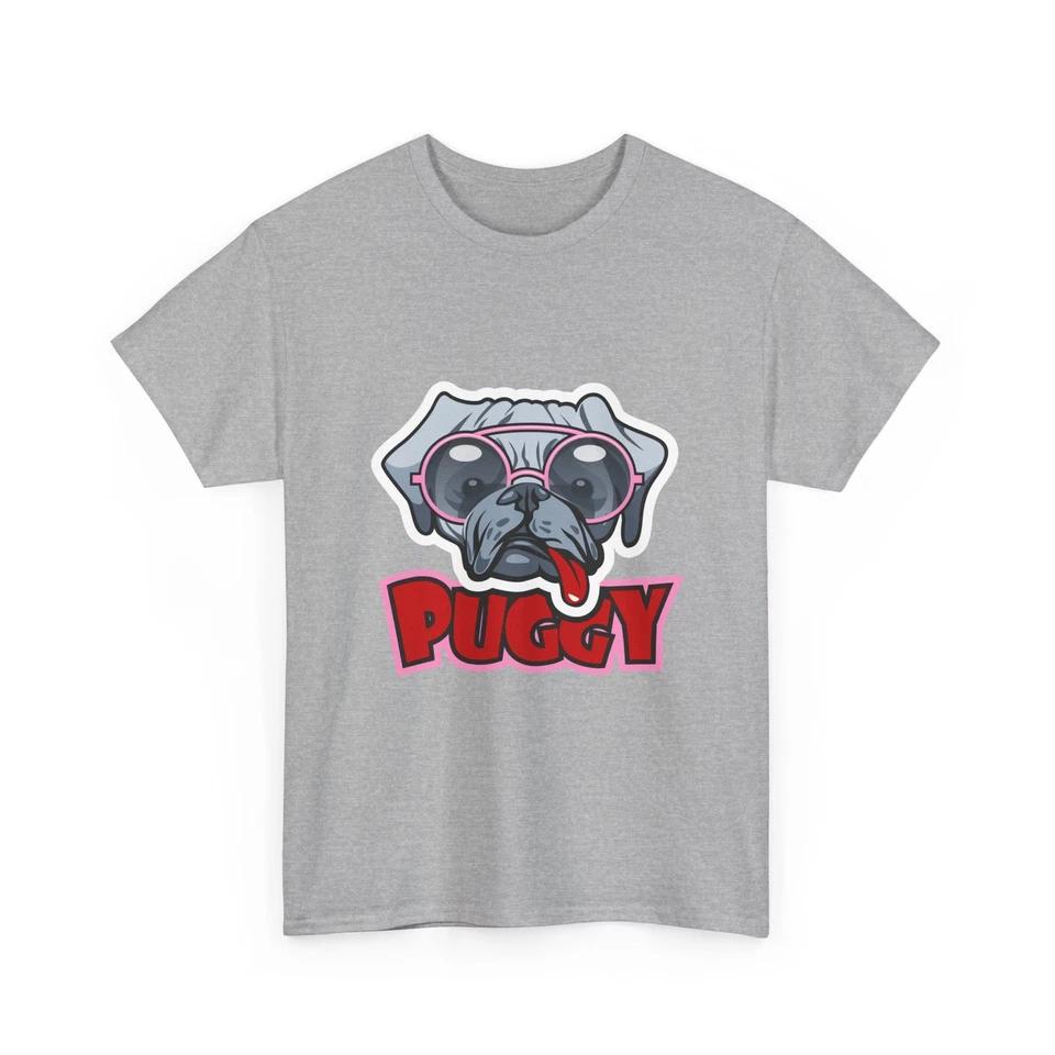 Puggy Pug T-Shirt, Cute Dog Graphic Tee, Cotton T-Shirt, Cute Gift, Animal Lover M
Puggy Pug T-Shirt, Cute Dog Graphic Tee, Cotton T-Shirt, Cute Gift, Animal Lover M