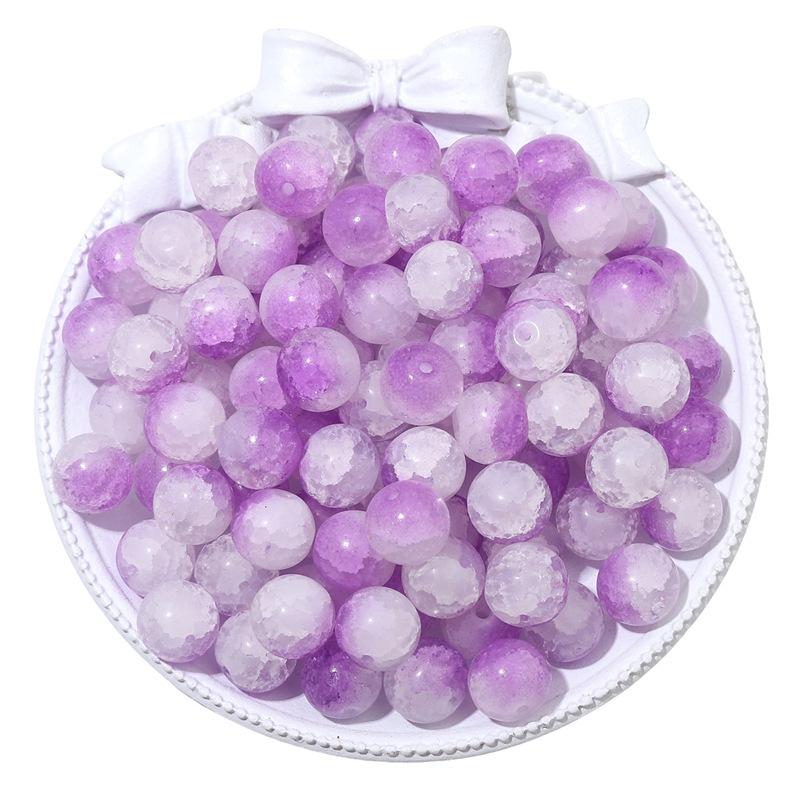 8/10mm Crackle Bicolor Glass Beads for DIY Jewelry 10mm hole 1mm, 30 pcs
8/10mm Crackle Bicolor Glass Beads for DIY Jewelry 10mm hole 1mm, 30 pcs