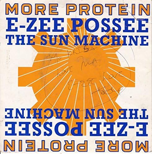 7inch Record EZEE POSSEE Sun Machine PRODJ4 MORE PROTEIN 1990 UK Dance Electronica Used
7inch Record EZEE POSSEE Sun Machine PRODJ4 MORE PROTEIN 1990 UK Dance Electronica Used
