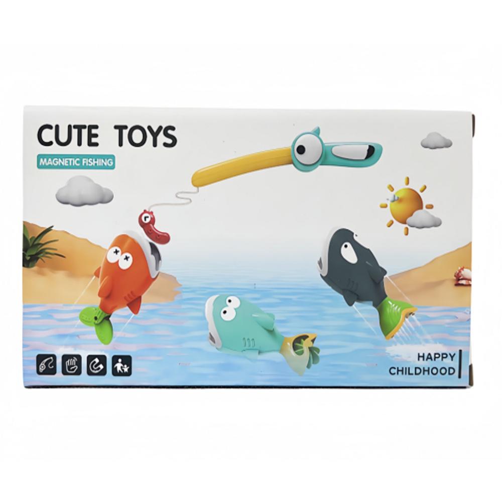 Magnetic Fishing Toy Set: Small Shark Spinner for Kids Bath Time
Magnetic Fishing Toy Set: Small Shark Spinner for Kids Bath Time