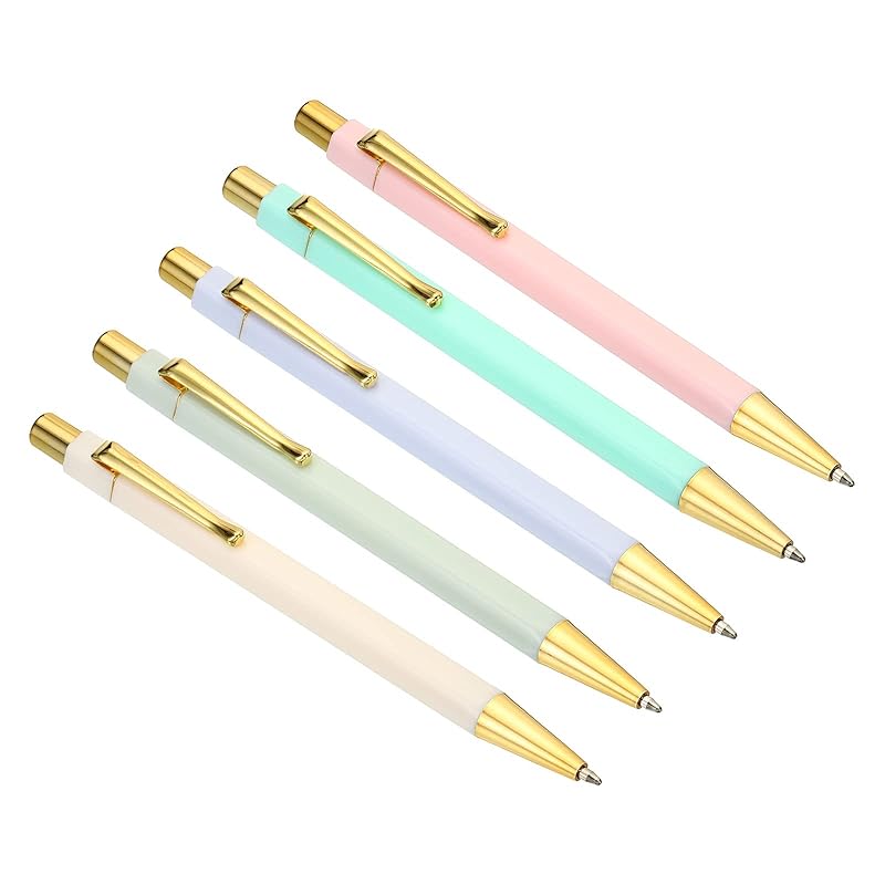 PATIKIL ballpoint pen 137 mm black ink medium point 1 plastic rose gold click writing pen home office supplies 5 colors 1 set/5 pieces
PATIKIL ballpoint pen 137 mm black ink medium point 1 plastic rose gold click writing pen home office supplies 5 colors 1 set/5 pieces