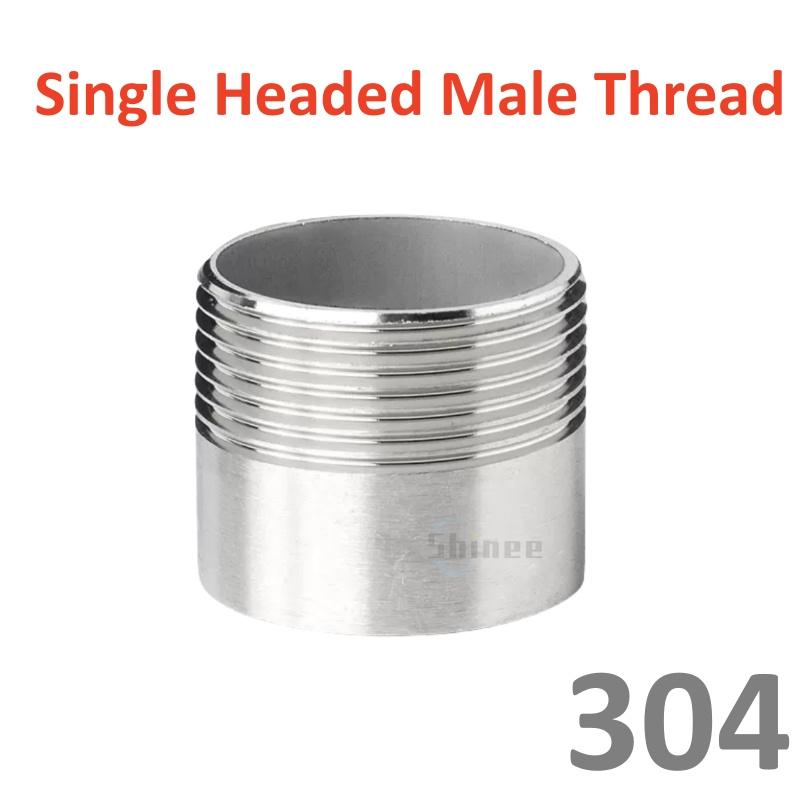 50/200mm Length 1/8 1/4 3/8 1/2 3/4 1 -2 single-head Male Threaded Pipe Fittings Stainless Steel SS304 Connector Adapter 1l8 BSP
50/200mm Length 1/8 1/4 3/8 1/2 3/4 1 -2 single-head Male Threaded Pipe Fittings Stainless Steel SS304 Connector Adapter 1l8 BSP