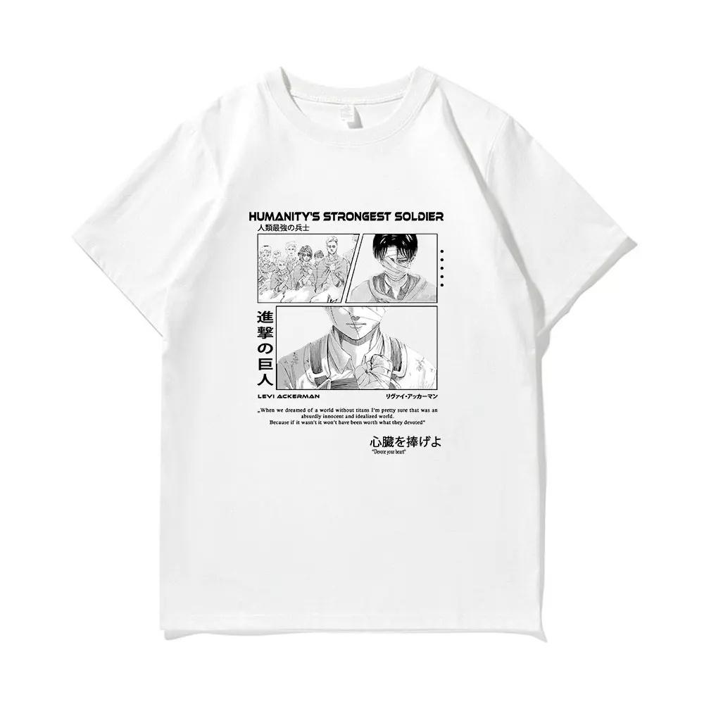 Attack On Titan T-Shirt Men Women 100% Cotton Plus Size O-Neck Streetwear Japanese Anime Printed Casual Oversized Unisex Tees 4XL
Attack On Titan T-Shirt Men Women 100% Cotton Plus Size O-Neck Streetwear Japanese Anime Printed Casual Oversized Unisex Tees 4XL