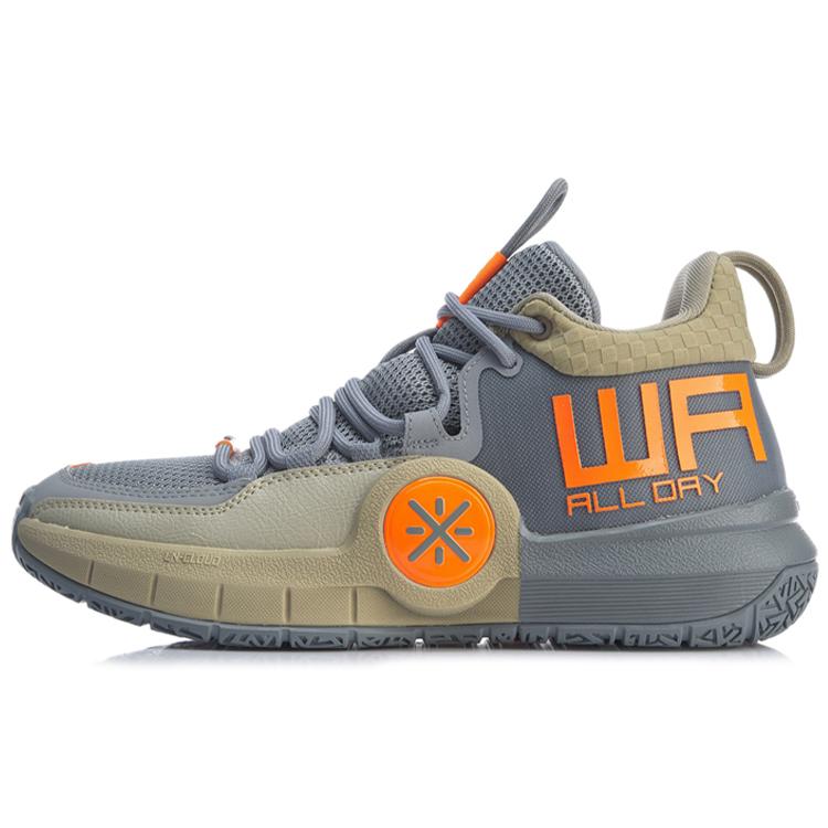 Li Ning ALL DAY 4 Mid top Basketball Shoes Men s Gray Orange ABPP025-1 43.5
Li Ning ALL DAY 4 Mid top Basketball Shoes Men s Gray Orange ABPP025-1 43.5