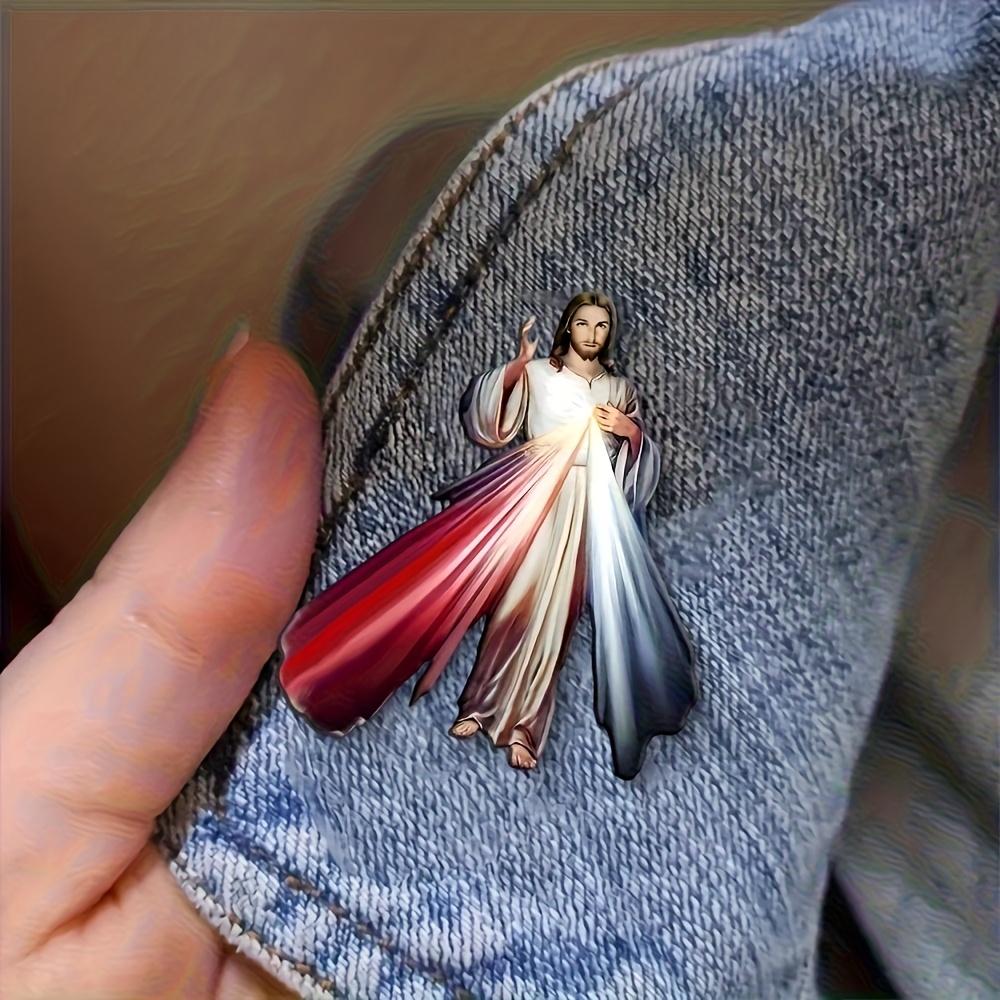 2D Flat Holy Inspired Acrylic Brooch Unisex Fashion Accessory for Coat Sweater Scarf 7CM
2D Flat Holy Inspired Acrylic Brooch Unisex Fashion Accessory for Coat Sweater Scarf 7CM