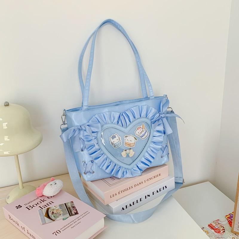 Новая милая и крутая двухмерная прозрачная сумка через плечо с любовным кружевом, большая вместительная сумка синий
Новая милая и крутая двухмерная прозрачная сумка через плечо с любовным кружевом, большая вместительная сумка синий