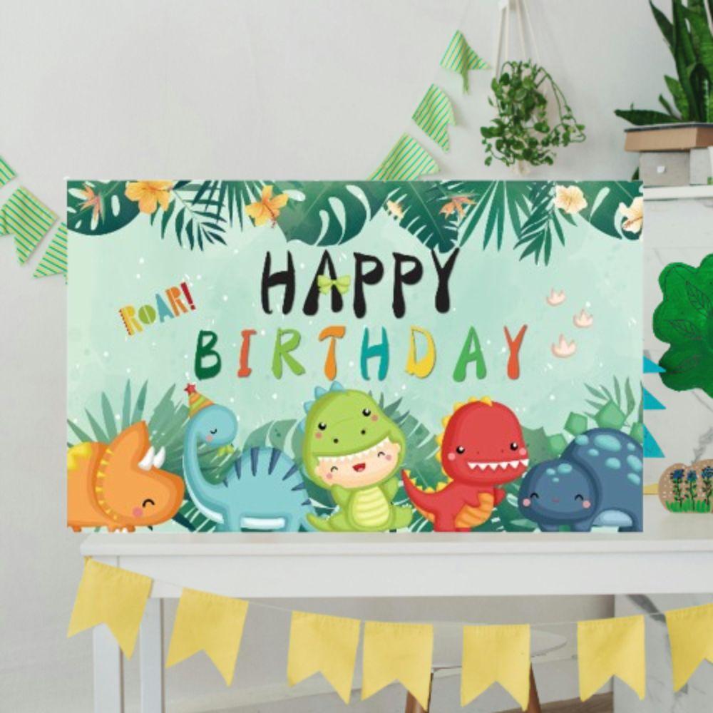 Dinosaurs Theme Happy Birthday Photography Backdrop Celebrate Poster Photo Props Photo Booth Style 4
Dinosaurs Theme Happy Birthday Photography Backdrop Celebrate Poster Photo Props Photo Booth Style 4