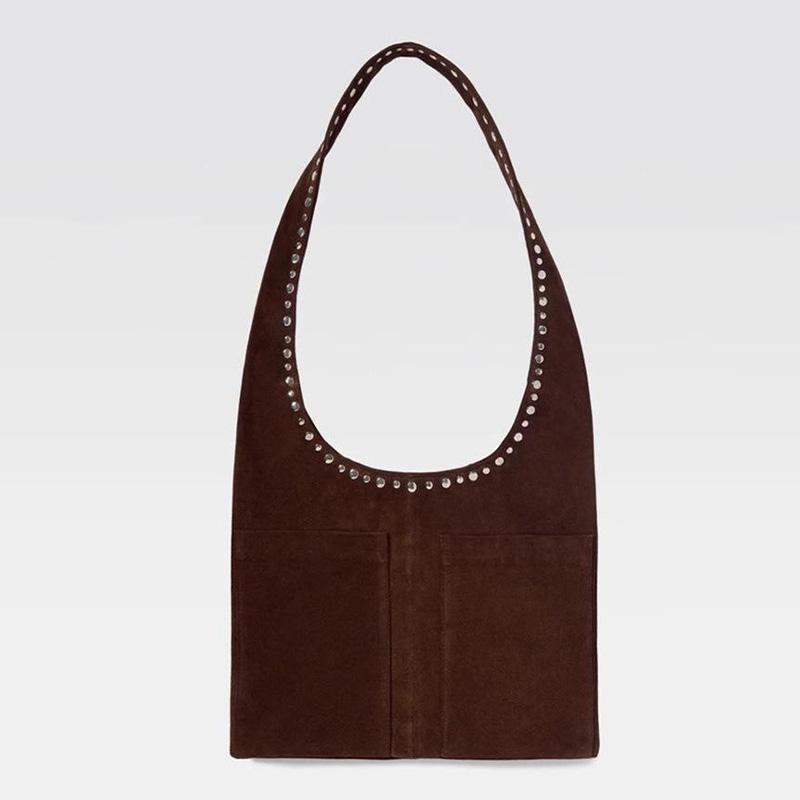 Vintage Rivet Y2k Suede Women Shoulder Bags Motorcycle Style Large Capacity Tote Bag Luxury Soft Leather Handbags Shopper Purses малиновий
Vintage Rivet Y2k Suede Women Shoulder Bags Motorcycle Style Large Capacity Tote Bag Luxury Soft Leather Handbags Shopper Purses малиновий