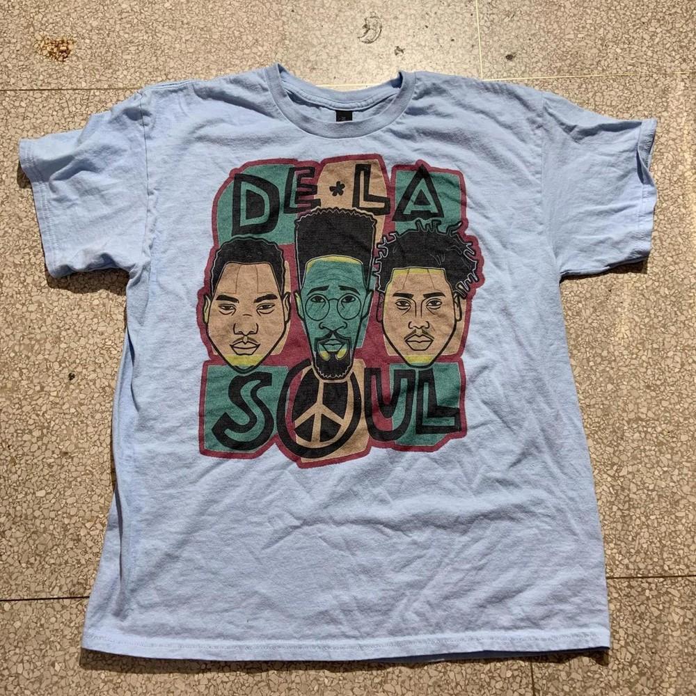 De La Soul band rare design Light Blue Short sleeve T shirt Unisex NH12063 Unisex T-Shirt XXL
De La Soul band rare design Light Blue Short sleeve T shirt Unisex NH12063 Unisex T-Shirt XXL