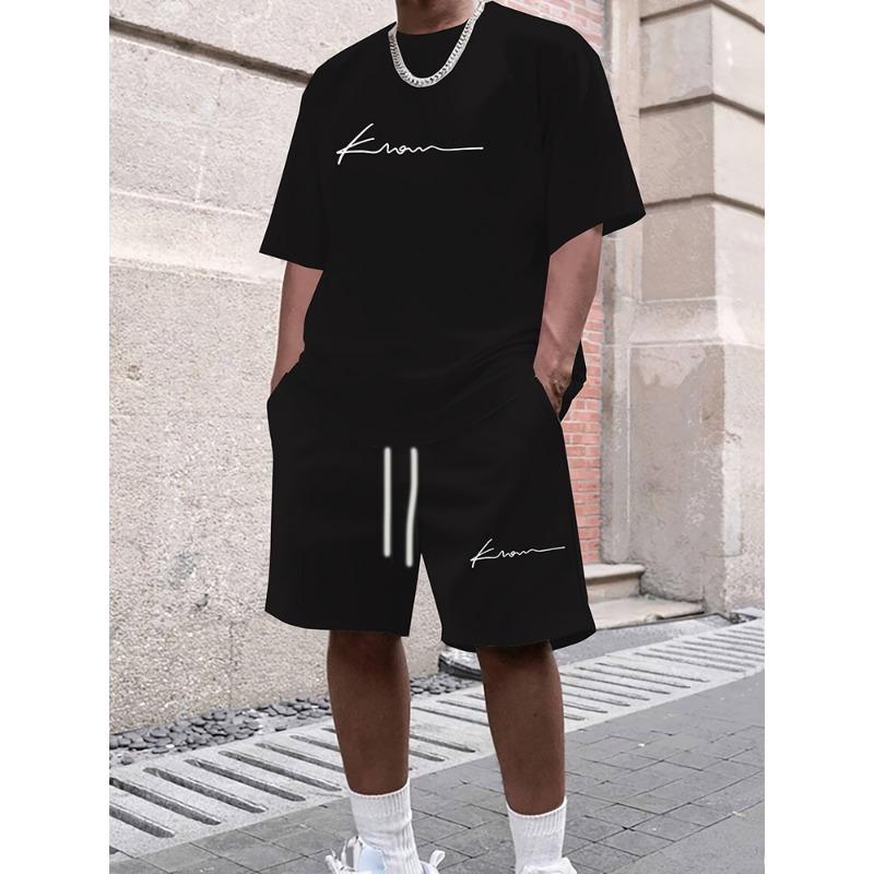 Summer New Basic Casual Men s Printed T-shirt Set Fashion Street Style T-shirt Loose Fit Two Piece Set Breathable Sports Set 4XL
Summer New Basic Casual Men s Printed T-shirt Set Fashion Street Style T-shirt Loose Fit Two Piece Set Breathable Sports Set 4XL