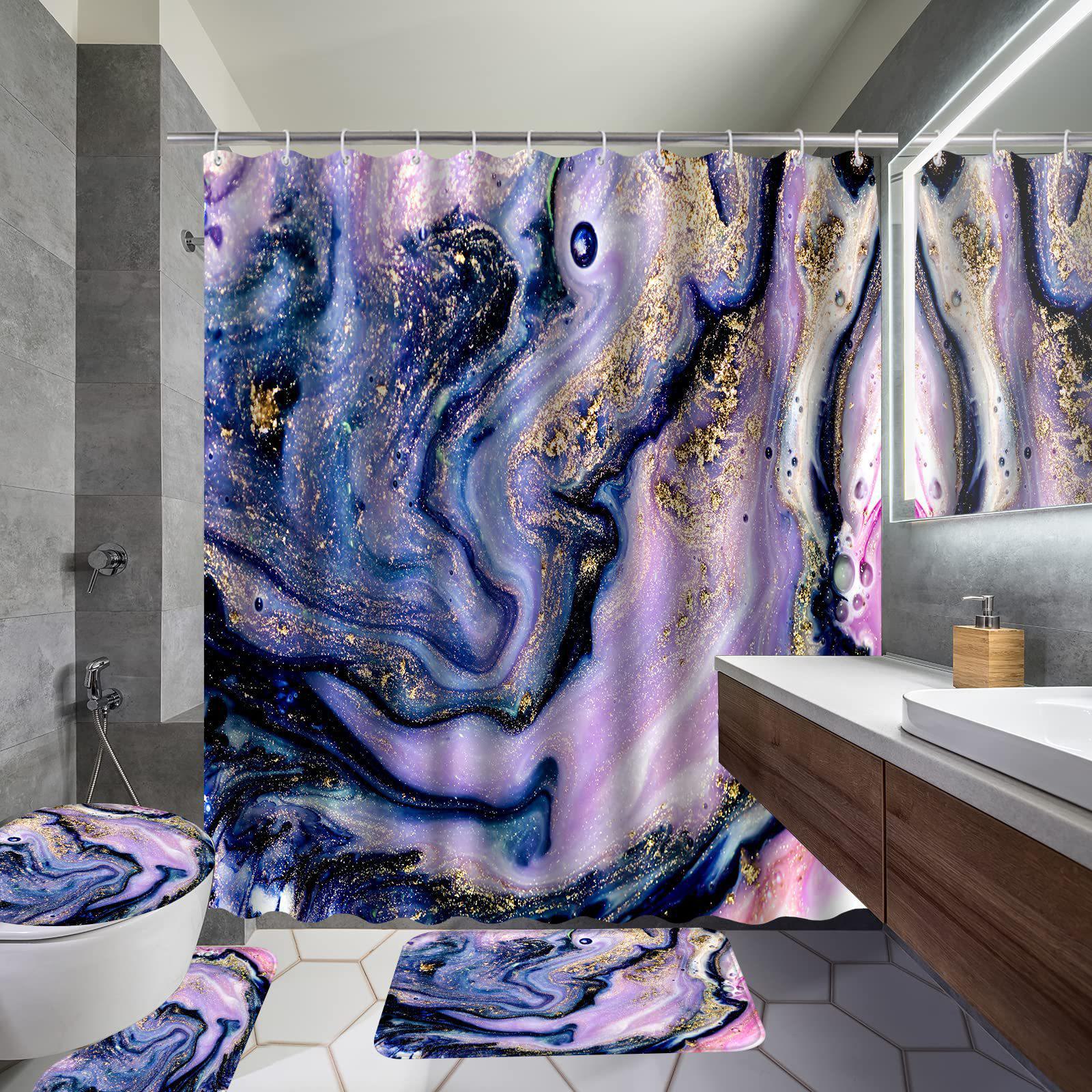 Комплект водонепроницаемых и устойчивых к плесени занавесок для душа с цифровой печатью – утолщенный полиэстер, установка без перфорации Rug 45*75
Комплект водонепроницаемых и устойчивых к плесени занавесок для душа с цифровой печатью – утолщенный полиэстер, установка без перфорации Rug 45*75