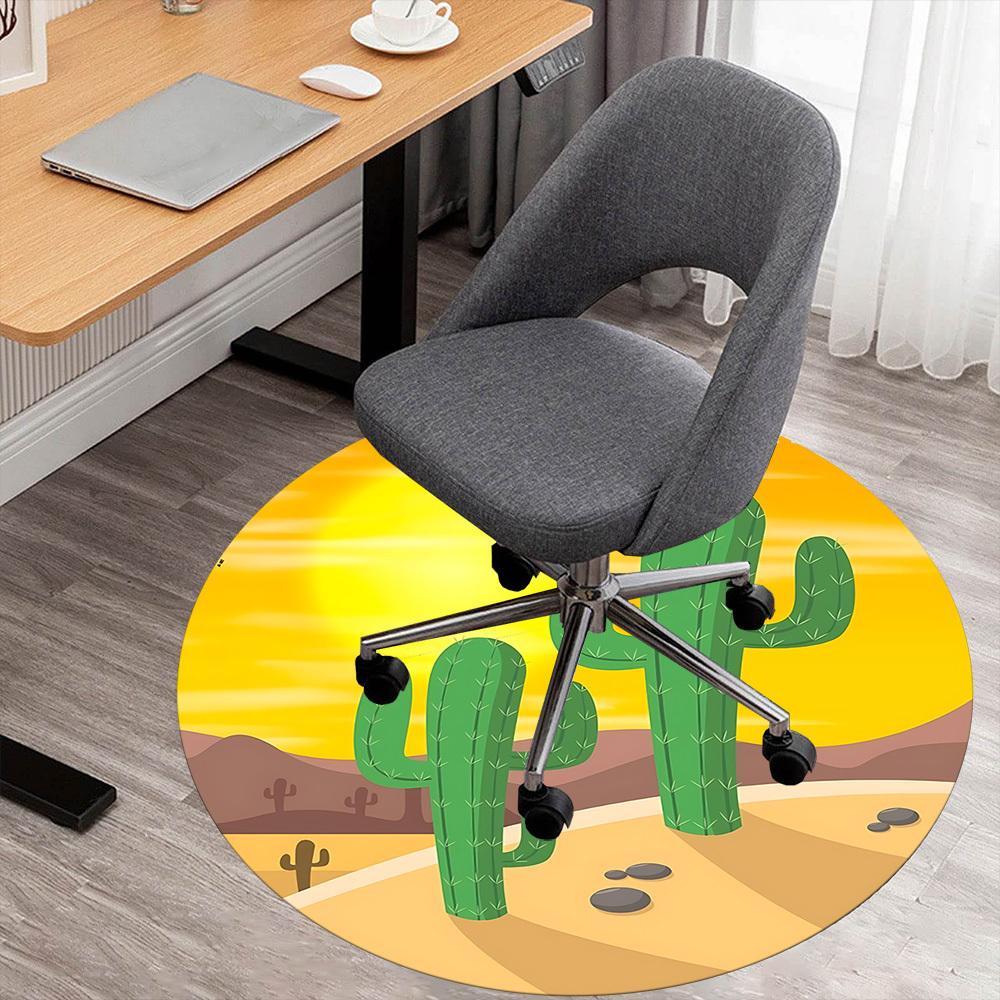 1pc cactus desert Round Chair mat Area Rug - Non-Slip, Floor Mat for Office, Bedroom, and Indoor Decor c1125563 80cm by 80cm
1pc cactus desert Round Chair mat Area Rug - Non-Slip, Floor Mat for Office, Bedroom, and Indoor Decor c1125563 80cm by 80cm