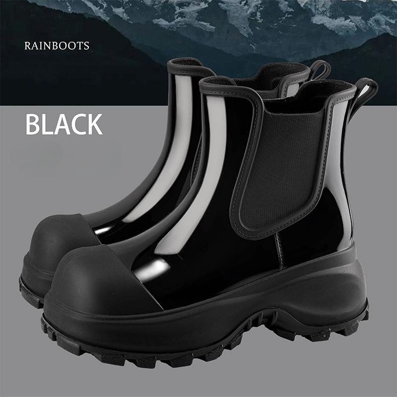 Женские модные резиновые сапоги, Толстоподошвенные сапоги на платформе, Нескользящие водонепроницаемые сапоги, Взрослые резиновые сапоги средней высоты 36 чёрный
Женские модные резиновые сапоги, Толстоподошвенные сапоги на платформе, Нескользящие водонепроницаемые сапоги, Взрослые резиновые сапоги средней высоты 36 чёрный