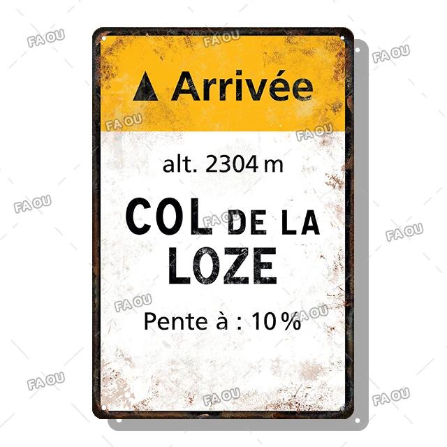 Alpe d Huez Mont Ventoux Col du Galibier Col du Télégraphe Tour de Francia Vintage Style Bicycle Tin Sign Gift for Cyclist 20x30cm(7.8x11.8inch)
Alpe d Huez Mont Ventoux Col du Galibier Col du Télégraphe Tour de Francia Vintage Style Bicycle Tin Sign Gift for Cyclist 20x30cm(7.8x11.8inch)