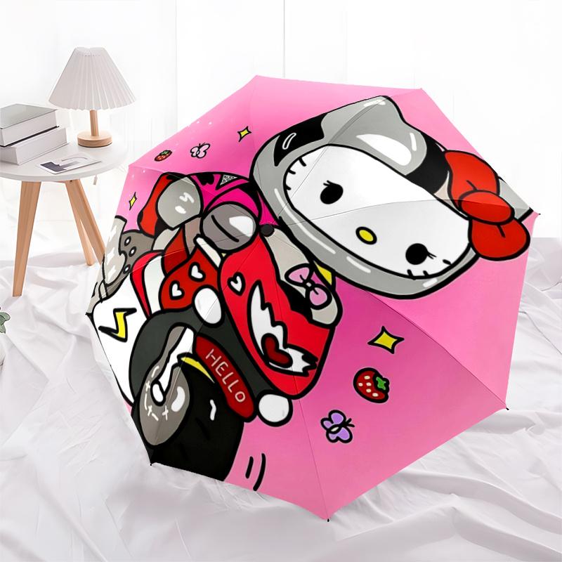 1pc Hello Kitty Motorcycle Helmet with Heart Design - Auto Open Close Umbrella, Portable Tri-Fold Design, 8-Bone Iron Frame, Outdoor, Ideal Gift for F
1pc Hello Kitty Motorcycle Helmet with Heart Design - Auto Open Close Umbrella, Portable Tri-Fold Design, 8-Bone Iron Frame, Outdoor, Ideal Gift for F