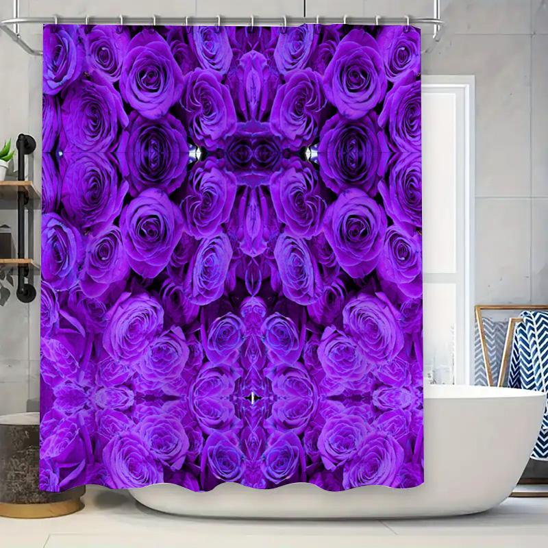 Kaleidoscope Rose Bath Curtain Purple Floral Shower Fabric Decorative For Bathroom W60H190(CM)-1 Pcs
Kaleidoscope Rose Bath Curtain Purple Floral Shower Fabric Decorative For Bathroom W60H190(CM)-1 Pcs