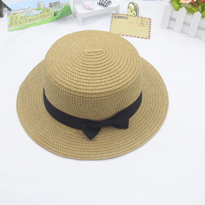Літні дитячі солом яні капелюхи: Плоский верх, короткі поля з бантом, ідеально підходить для пляжу та вулиці, дитячі розміри в комплекті Children s 50-54cm хакі
Літні дитячі солом яні капелюхи: Плоский верх, короткі поля з бантом, ідеально підходить для пляжу та вулиці, дитячі розміри в комплекті Children s 50-54cm хакі