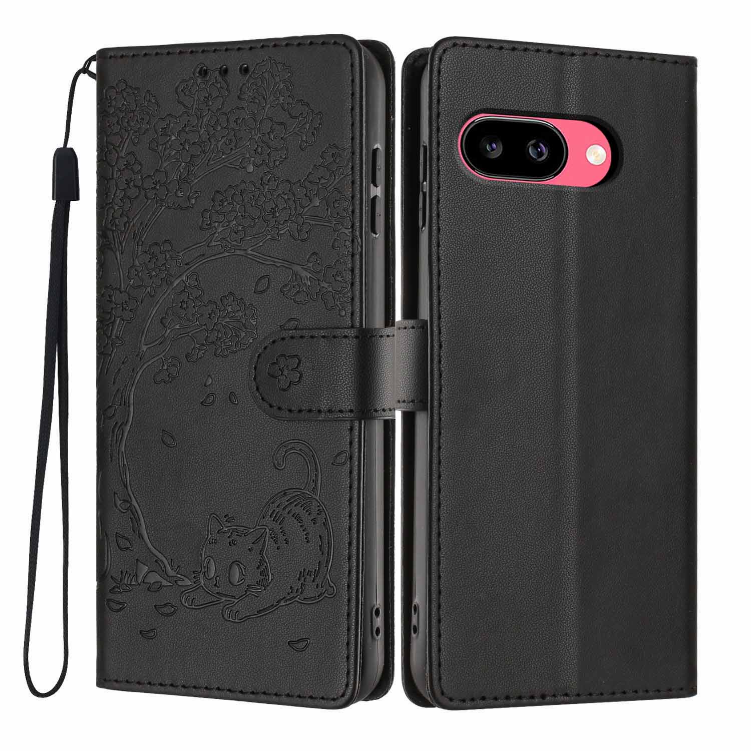 For Google Pixel 10a Stand Case Tree-and-Cat Pattern PU Leather Wallet Protective Phone Cover with Wrist Strap
For Google Pixel 10a Stand Case Tree-and-Cat Pattern PU Leather Wallet Protective Phone Cover with Wrist Strap
