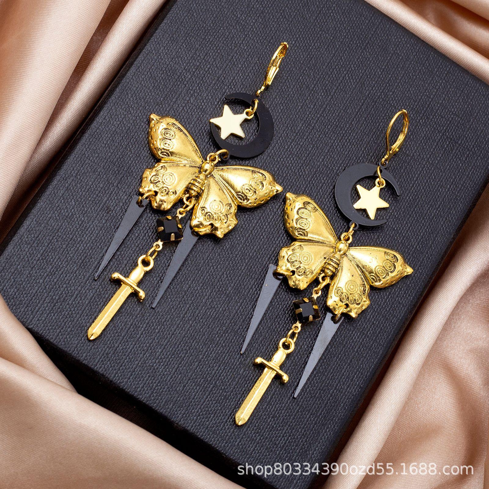 Кисточка Звезда Луна Бабочка Сплав Серьги для Женщин, Винтажные Персонализированные Готические Украшения Подарок
Кисточка Звезда Луна Бабочка Сплав Серьги для Женщин, Винтажные Персонализированные Готические Украшения Подарок