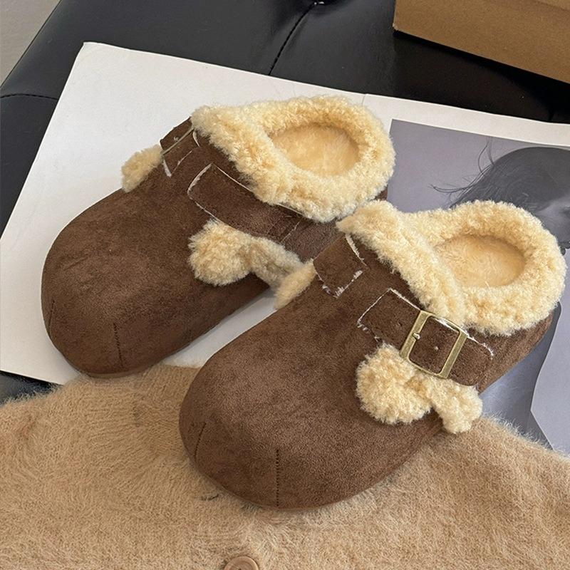 Women s velvet autumn and winter new retro round head casual fluffy shoes one-pedal loafers cotton shoes 40 темно-коричневого кольору
Women s velvet autumn and winter new retro round head casual fluffy shoes one-pedal loafers cotton shoes 40 темно-коричневого кольору