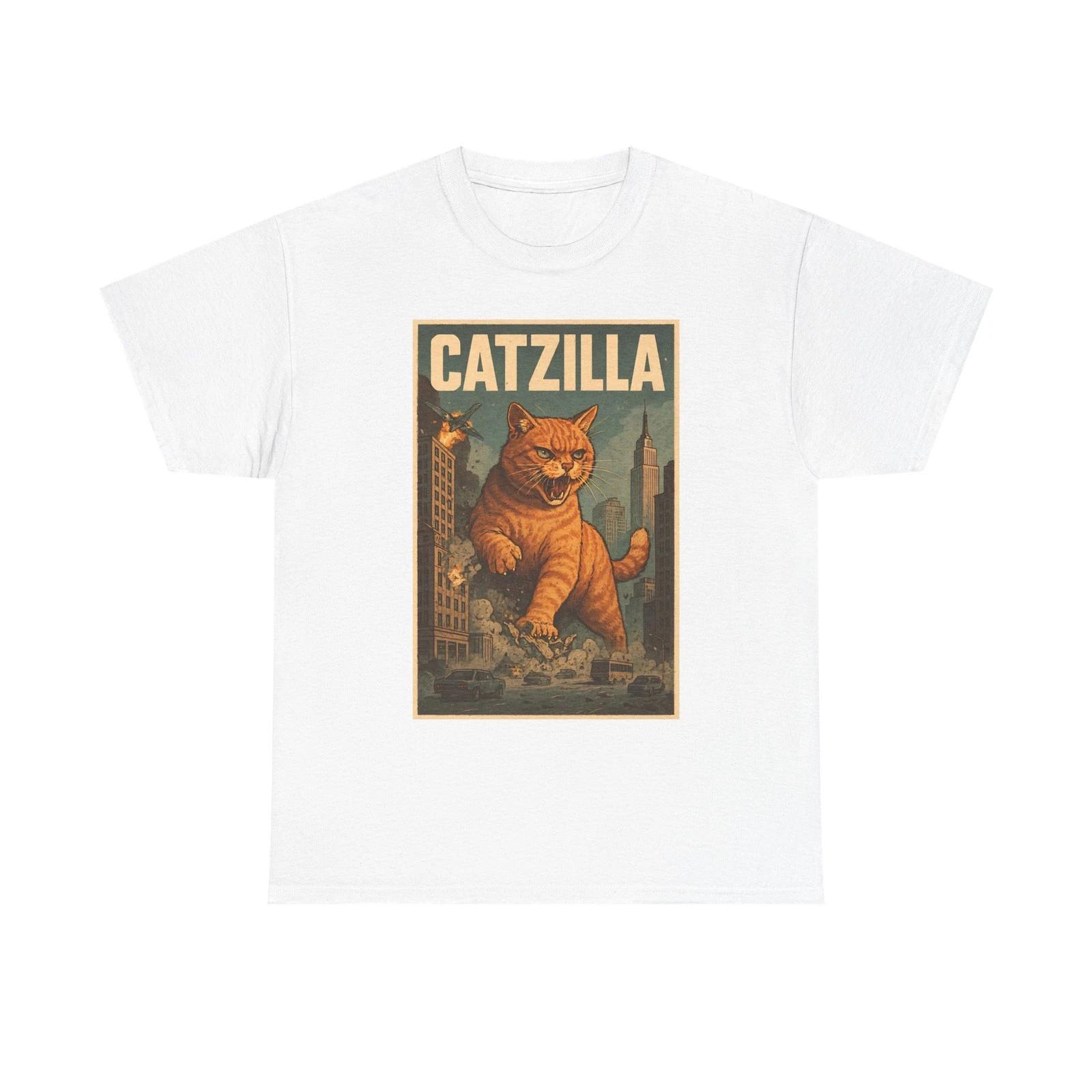 Catzilla Unisex Heavy Cotton Tee Funny Cat Shirt Gift for Cat Lovers XL
Catzilla Unisex Heavy Cotton Tee Funny Cat Shirt Gift for Cat Lovers XL