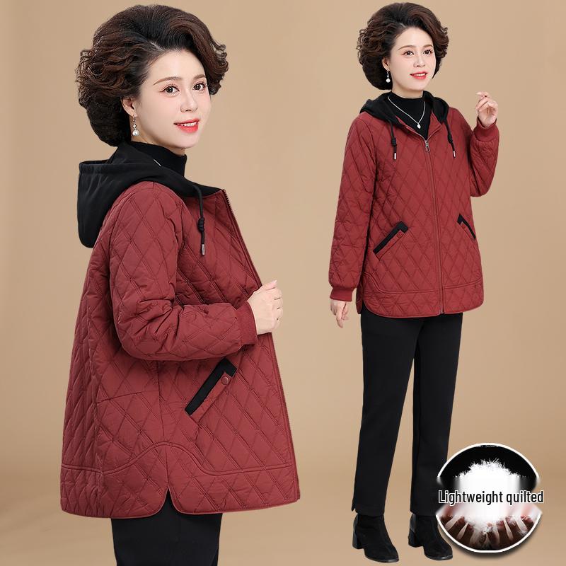 Hengyuanxiang Women s Winter Cotton Padded Jacket for Middle-Aged & Elderly - Lightweight & Plus Size Option 5XL for 82.5—90 kg
Hengyuanxiang Women s Winter Cotton Padded Jacket for Middle-Aged & Elderly - Lightweight & Plus Size Option 5XL for 82.5—90 kg