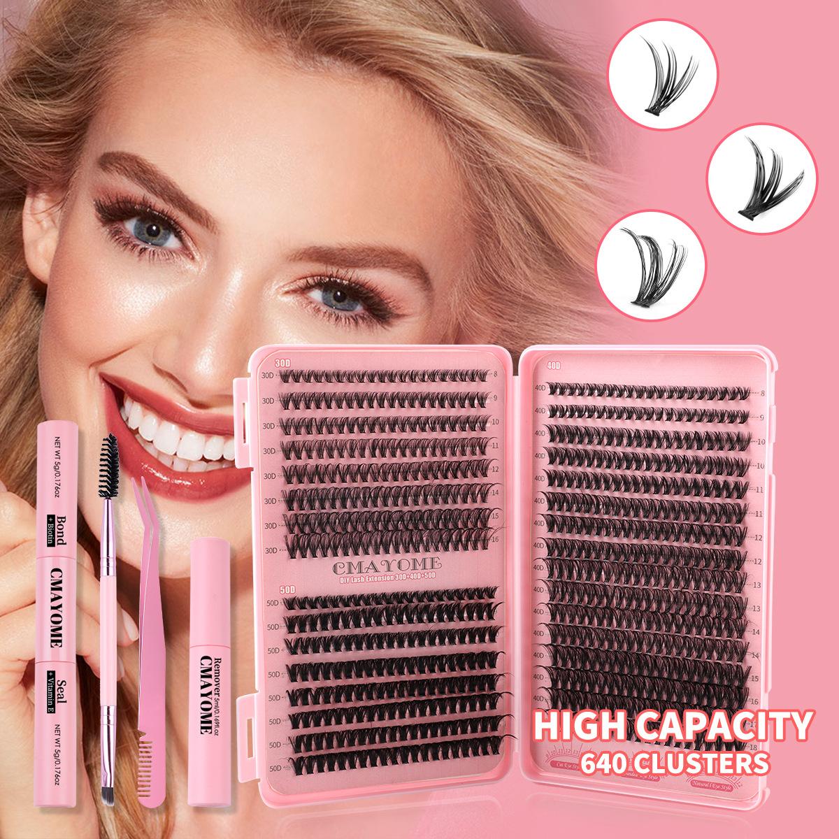 640 кластеров DIY Multi-hair Eyelash Book 30D40D Natural Thick D Song Segmented False Eyelash Set
640 кластеров DIY Multi-hair Eyelash Book 30D40D Natural Thick D Song Segmented False Eyelash Set