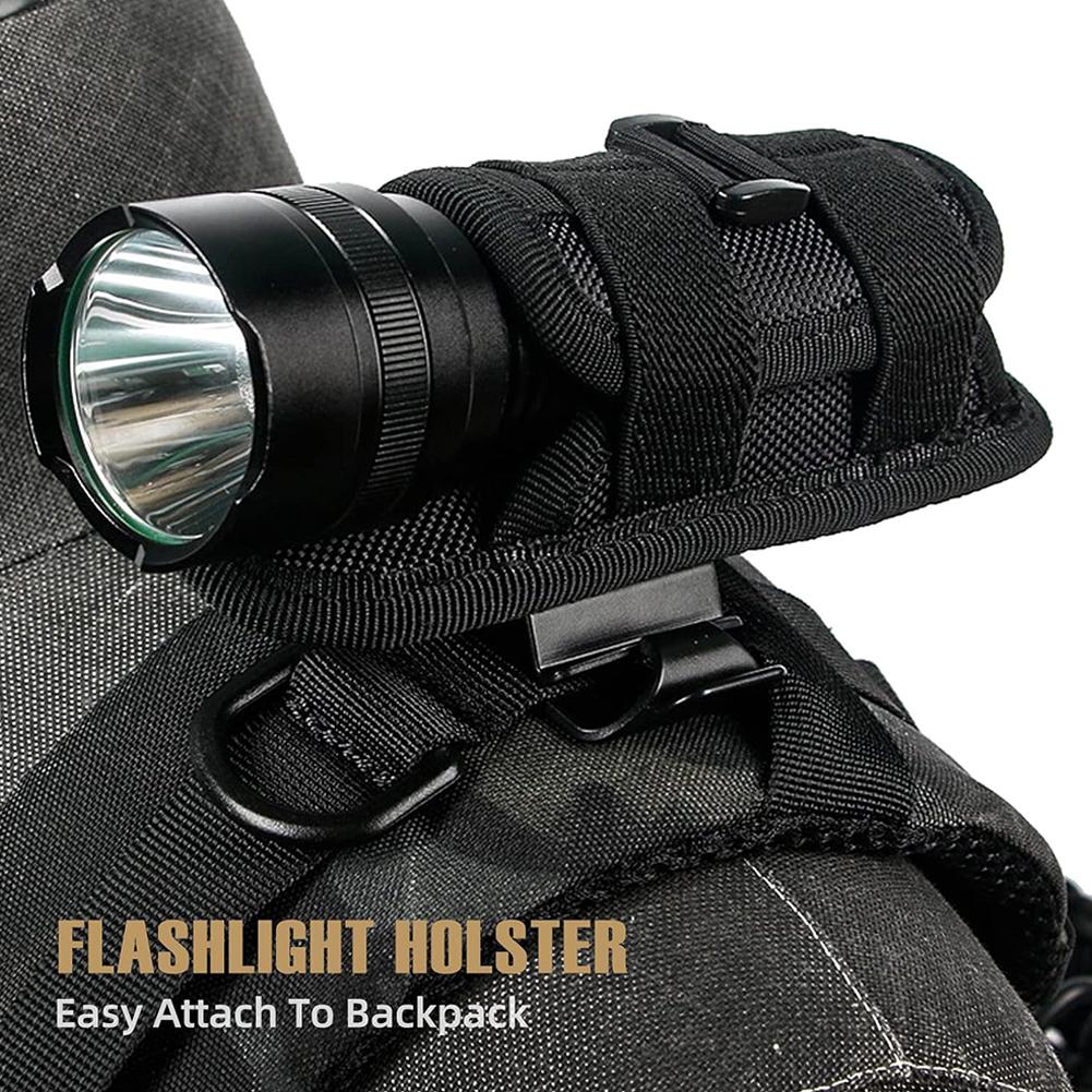 Flashlight Pouch Holster, Rotatable Holder Belt Clip Tactical Torch Carry Case With 360 Degree Carabiner Reel Clip коричневий
Flashlight Pouch Holster, Rotatable Holder Belt Clip Tactical Torch Carry Case With 360 Degree Carabiner Reel Clip коричневий