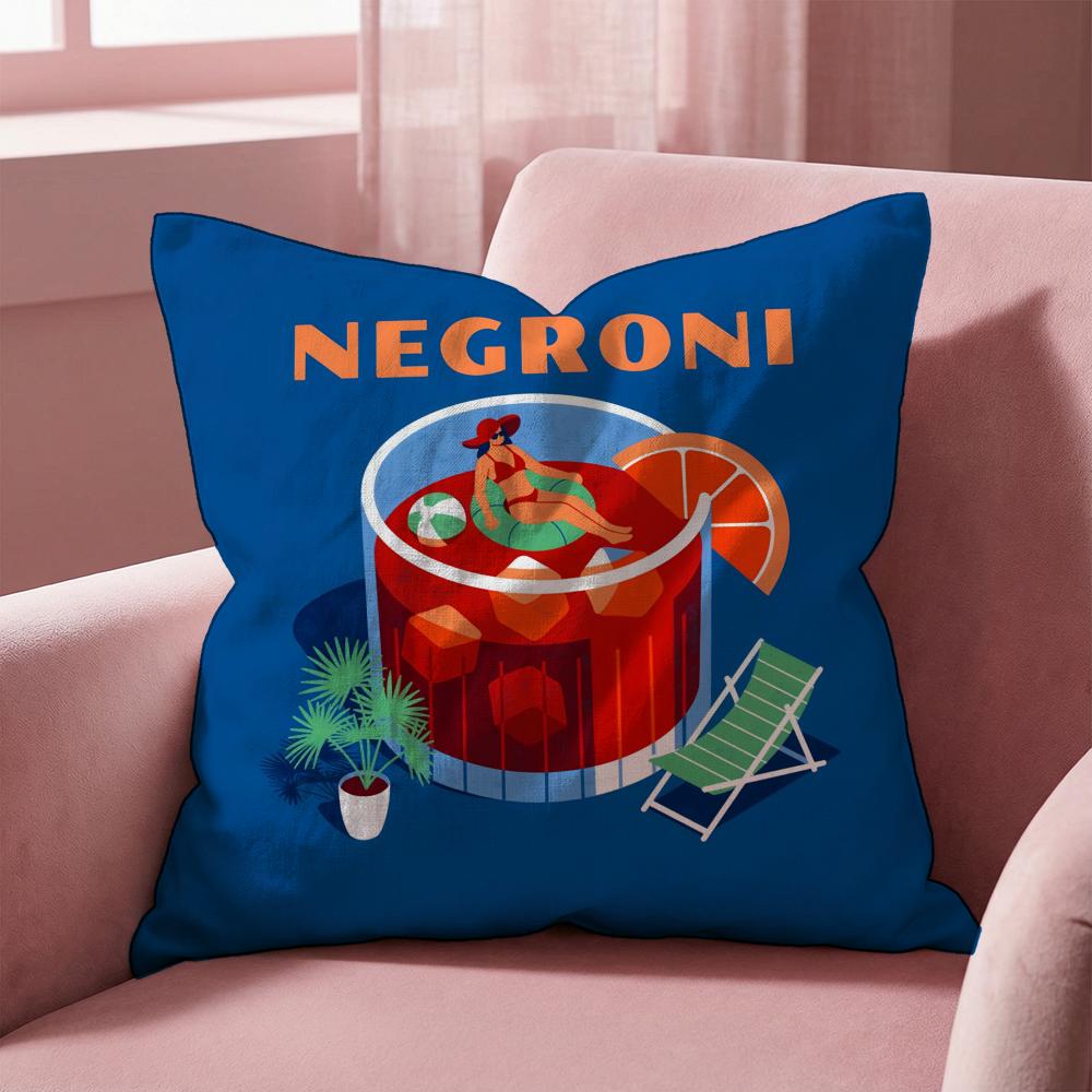 Negroni Cocktail Cushion Cover Multi-Scene Pillow Cover for Home & Car - Reversible, Soft & Durable for Daily Use 30cmx30cm
Negroni Cocktail Cushion Cover Multi-Scene Pillow Cover for Home & Car - Reversible, Soft & Durable for Daily Use 30cmx30cm