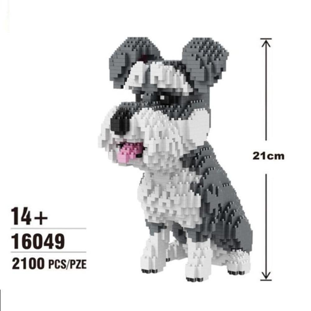 In stock 16049 Grey Schnauzer Pet Dog Building Block Animal 3D Model 2100pcs Small Mini Diamond Bricks Toy for Children no Box
In stock 16049 Grey Schnauzer Pet Dog Building Block Animal 3D Model 2100pcs Small Mini Diamond Bricks Toy for Children no Box