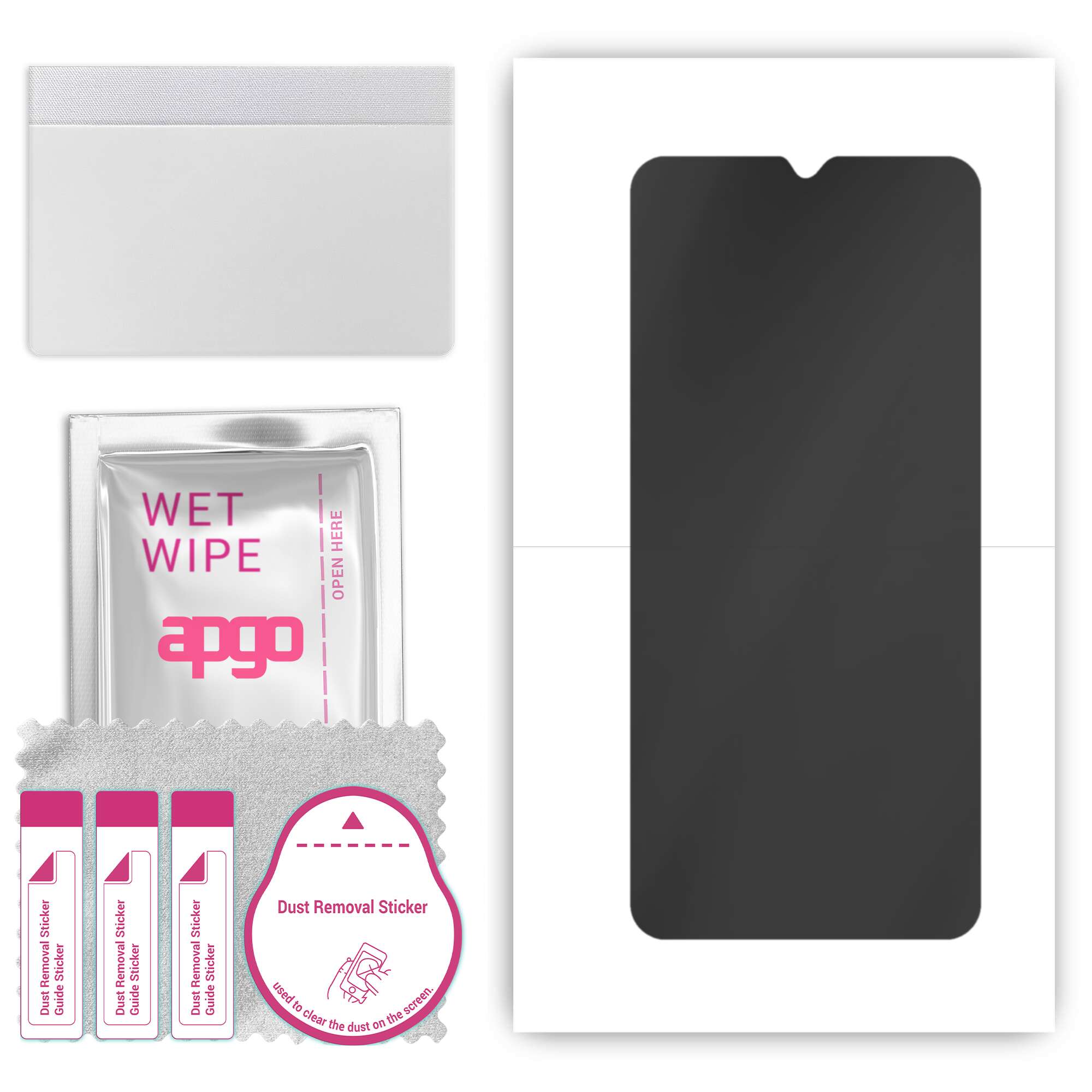 apgo Hydrogel Privacy Matte Screen Protector for Samsung Galaxy A03, Anti Spy, Hydrogel Film, Flexible, Soft TPU with positioning layer easy installat
apgo Hydrogel Privacy Matte Screen Protector for Samsung Galaxy A03, Anti Spy, Hydrogel Film, Flexible, Soft TPU with positioning layer easy installat