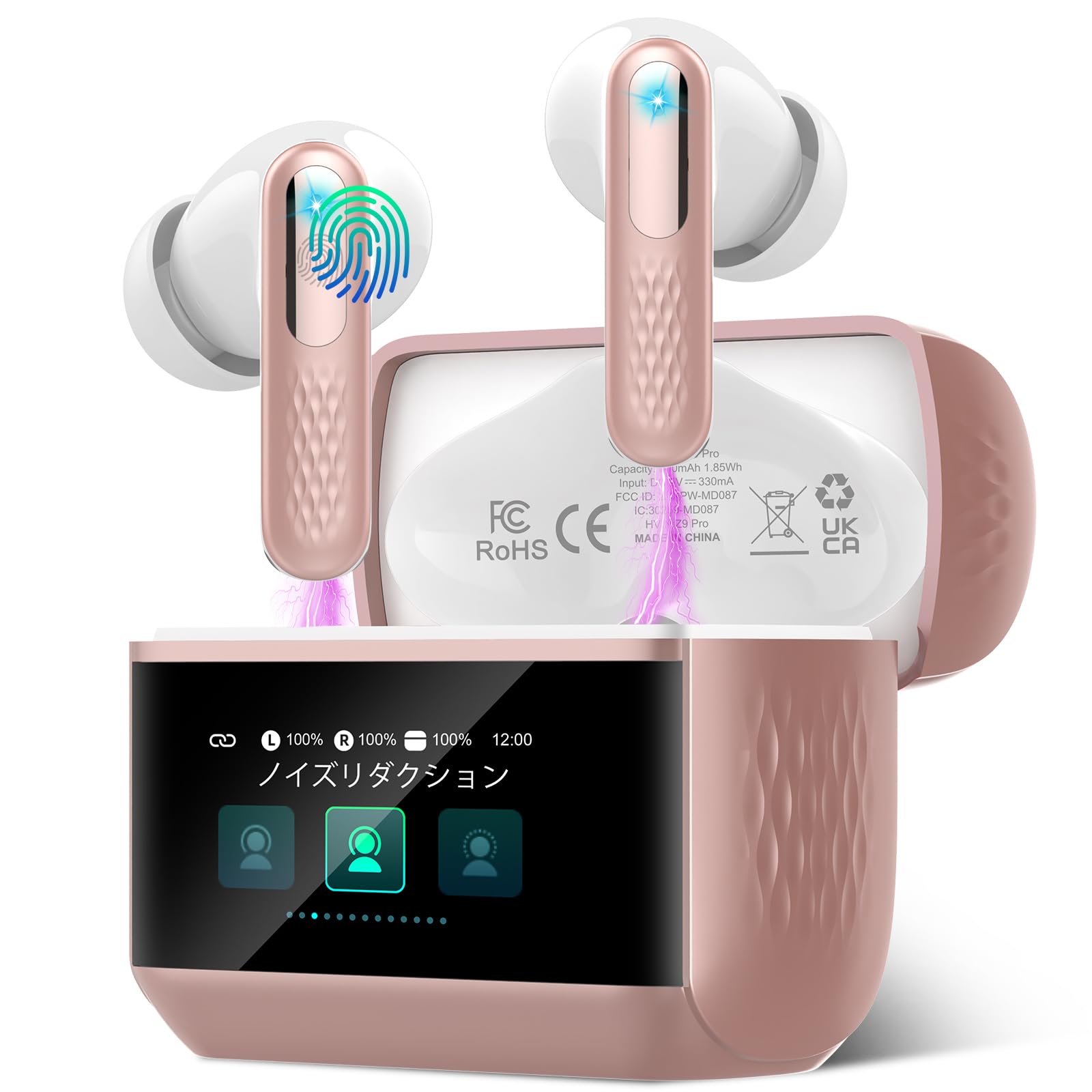 Bluetooth Wireless Earphones New Model Multifunctional Touchscreen with 5 EQ AI Smart Bluetooth Earphone Finder Noise Cancellation Up to 48 Hours
Bluetooth Wireless Earphones New Model Multifunctional Touchscreen with 5 EQ AI Smart Bluetooth Earphone Finder Noise Cancellation Up to 48 Hours