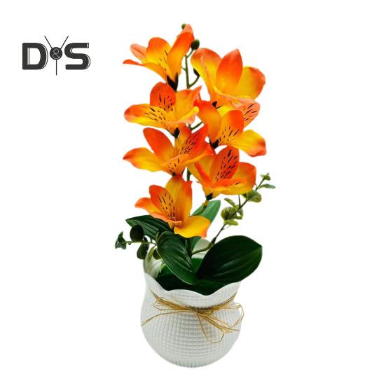 Искусственный цветок магнолии в горшке 7 головок для домашнего офиса, гостиной, стола, центральная часть свадьбы, искусственные цветочные растения, бонсай, украшение для рабочего стола в помещении и на открытом воздухе оранжевый
Искусственный цветок магнолии в горшке 7 головок для домашнего офиса, гостиной, стола, центральная часть свадьбы, искусственные цветочные растения, бонсай, украшение для рабочего стола в помещении и на открытом воздухе оранжевый