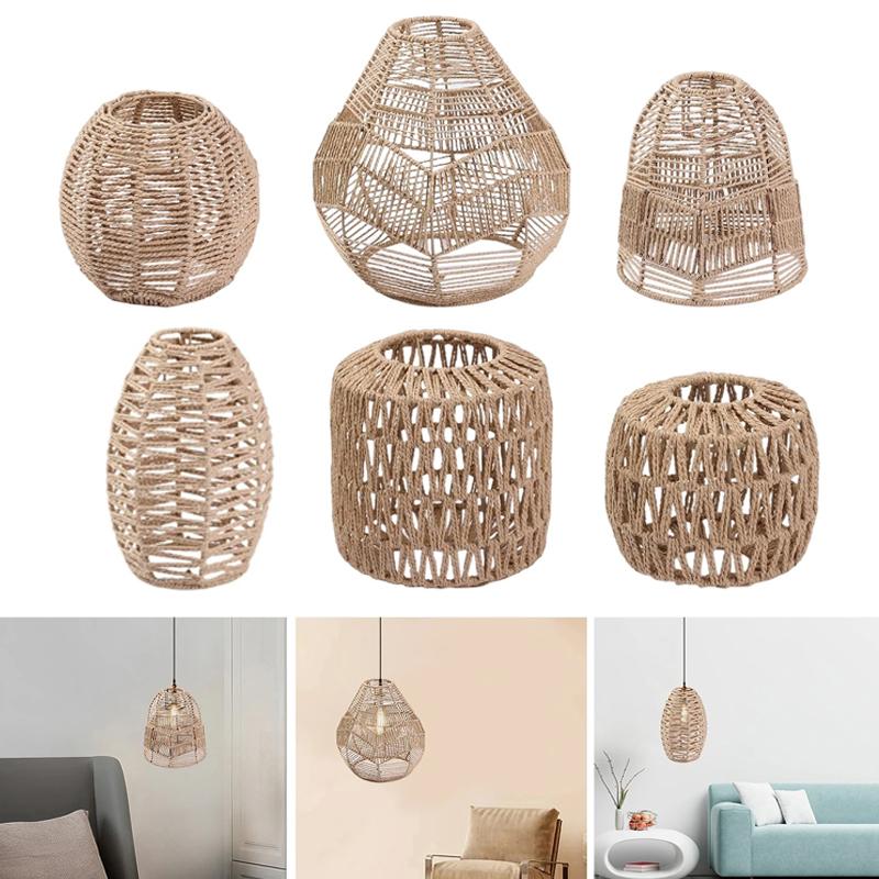 1PC Handwoven Wicker Lampshade Light Fixture Pendant Lamp Shade Boho Paper Rope Multiple Options Available
1PC Handwoven Wicker Lampshade Light Fixture Pendant Lamp Shade Boho Paper Rope Multiple Options Available
