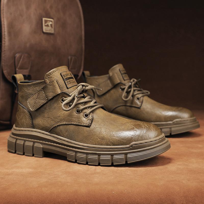 Men s shoes winter high-top Martin boots 2024 new men s British low-top versatile casual leather shoes retro tooling shoes 44 коричневий
Men s shoes winter high-top Martin boots 2024 new men s British low-top versatile casual leather shoes retro tooling shoes 44 коричневий