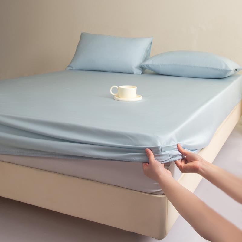 Lyocell Tencel Cool Fitted Sheet Set - Solid Color Three-Piece Simmons Mattress Protector Fitted Sheet 1.2x2.0m
Lyocell Tencel Cool Fitted Sheet Set - Solid Color Three-Piece Simmons Mattress Protector Fitted Sheet 1.2x2.0m