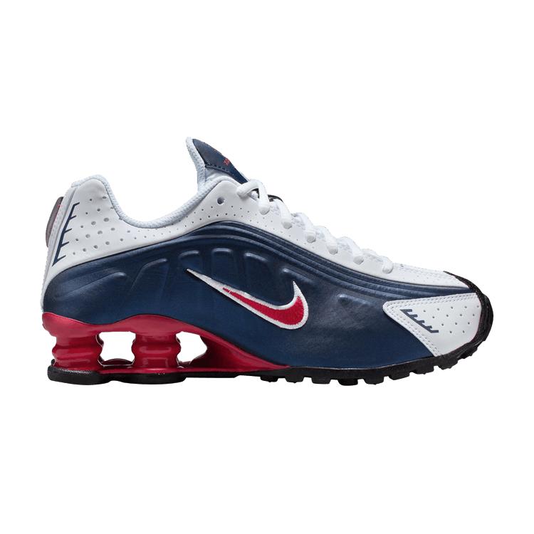 Nike Shox R4 GS USA Kids Sneakers Blue Midnight-Navy White CW2626-400 35.5
Nike Shox R4 GS USA Kids Sneakers Blue Midnight-Navy White CW2626-400 35.5