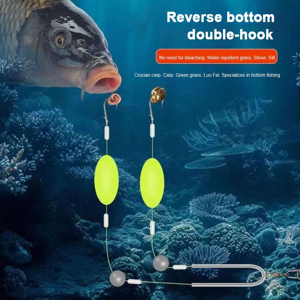 FlipDouble Hook With Reverse Bottom Line Reduce The Fishing Fishing Reverse Bottoming Bottom Of M4M8 4#-10pc
FlipDouble Hook With Reverse Bottom Line Reduce The Fishing Fishing Reverse Bottoming Bottom Of M4M8 4#-10pc