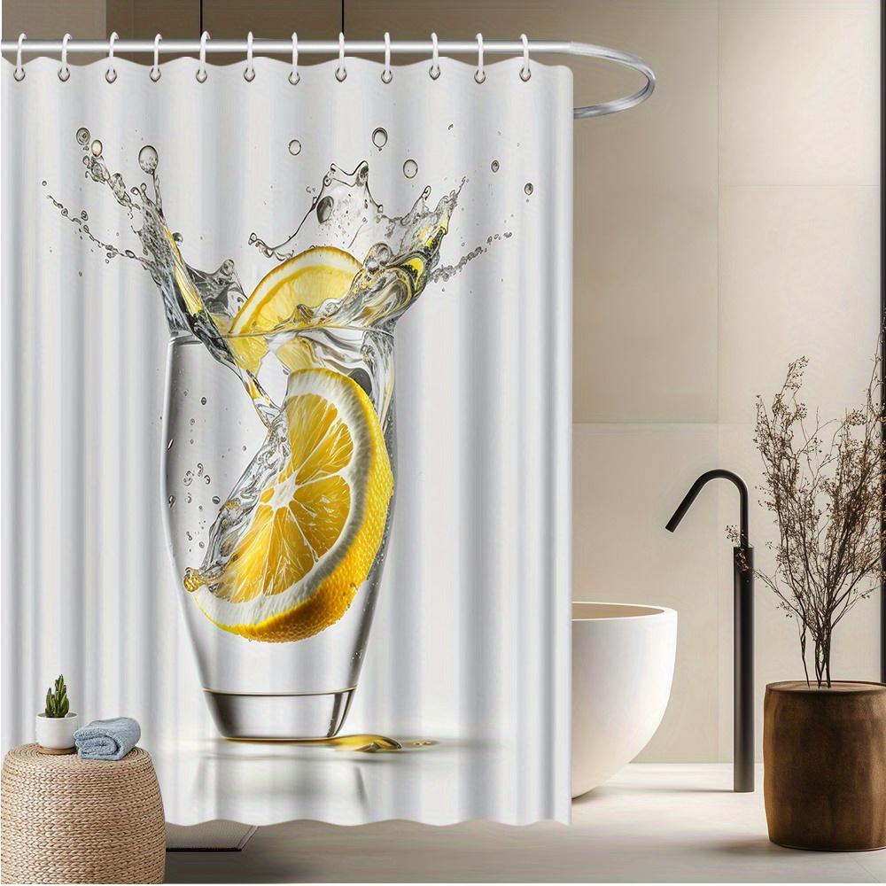 Lemon Splash Shower Curtain - Vibrant Citrus & Water Scene, Fade-Resistant Polyester,Refreshing Bathtub & Bathroom Decor W90xH180cm
Lemon Splash Shower Curtain - Vibrant Citrus & Water Scene, Fade-Resistant Polyester,Refreshing Bathtub & Bathroom Decor W90xH180cm