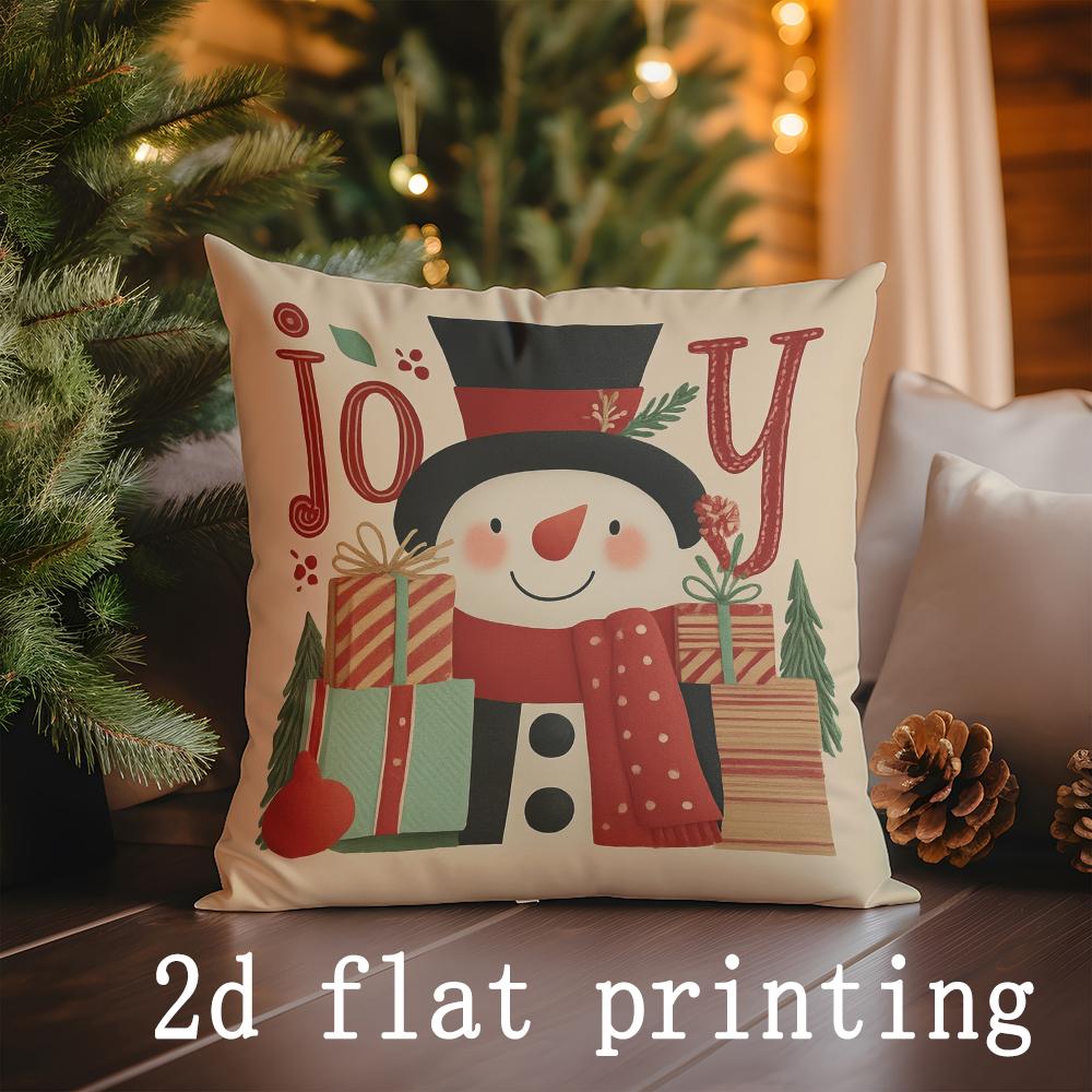 Home Decor Christmas Gnome & Snowman Pattern Pillow Covers Pattern Cushion Cover Suitable for Sofa Bedroom Car Pillow Cover 16x16Inch
Home Decor Christmas Gnome & Snowman Pattern Pillow Covers Pattern Cushion Cover Suitable for Sofa Bedroom Car Pillow Cover 16x16Inch