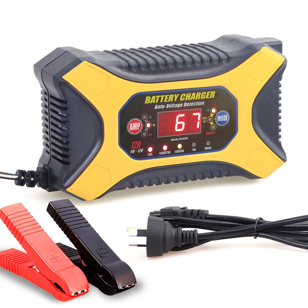 7A 12V Battery Charger 7-Stage Smart Power Battery-charger Motorcycle Pulse Repair Chargers Motorbike Accessories
7A 12V Battery Charger 7-Stage Smart Power Battery-charger Motorcycle Pulse Repair Chargers Motorbike Accessories