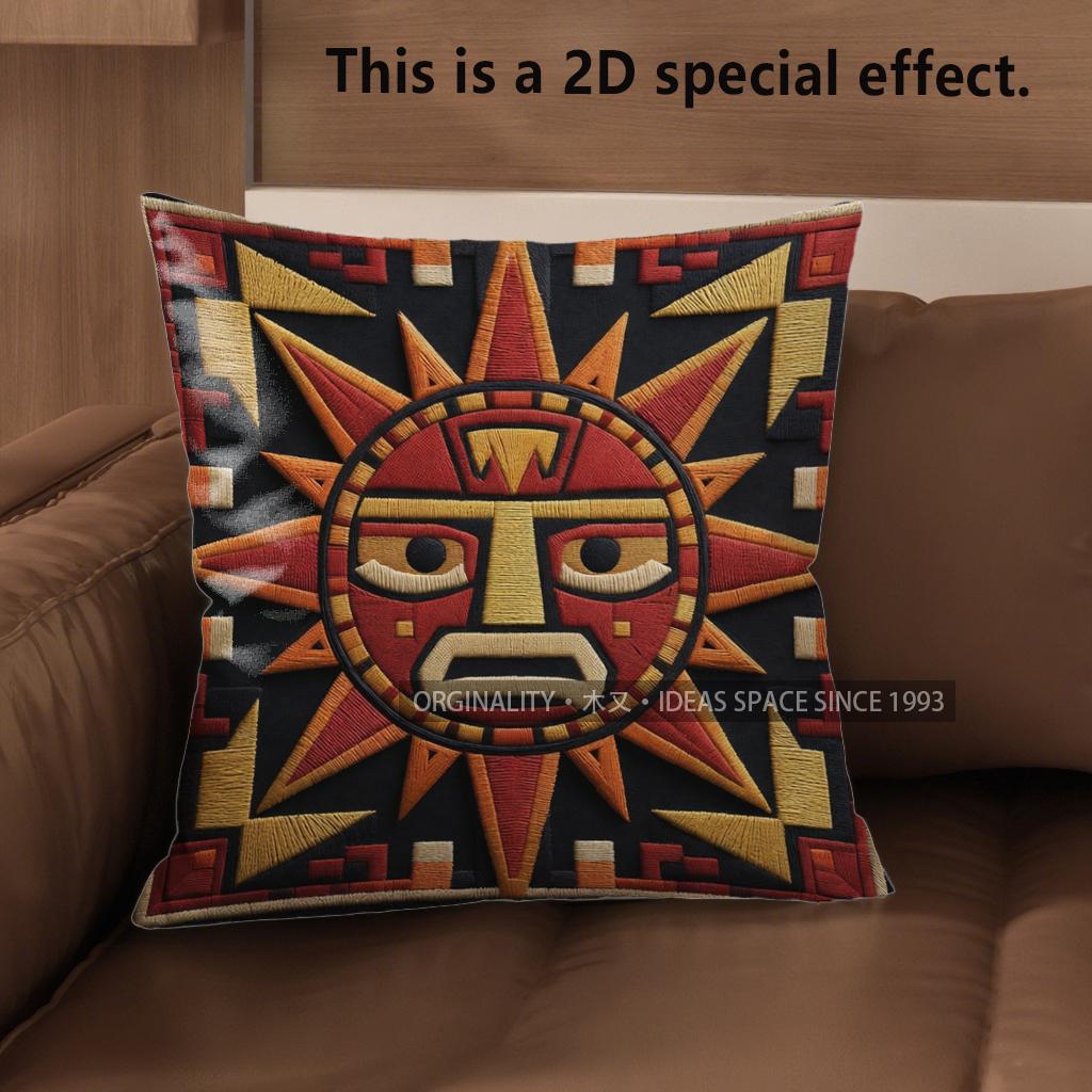 2D Boho Maya Sun Geometric Throw Pillow Cases** Pattern Cushion Cover Suitable For Sofa Bedroom Car Pillow Cover 40x40cm
2D Boho Maya Sun Geometric Throw Pillow Cases** Pattern Cushion Cover Suitable For Sofa Bedroom Car Pillow Cover 40x40cm