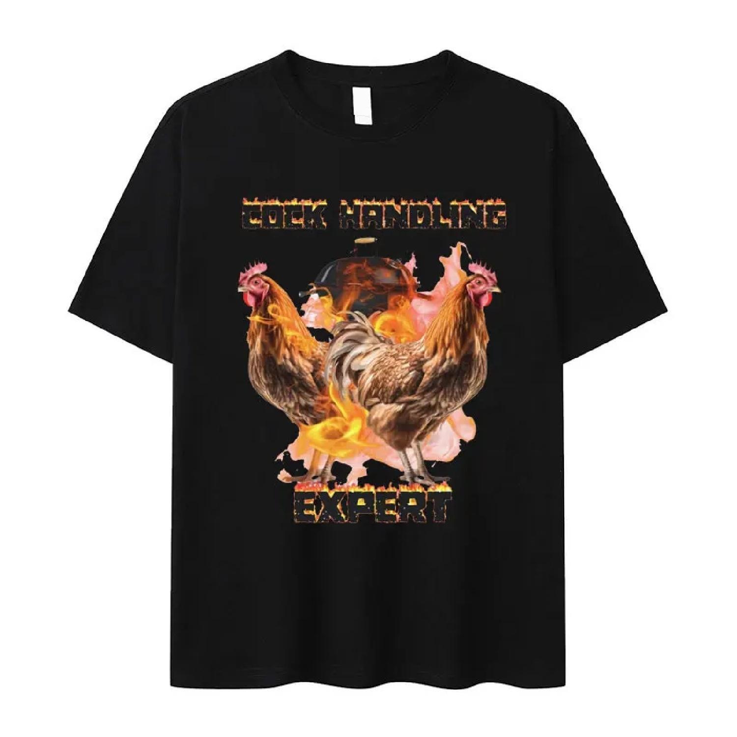 Funny Professional Cock Handling Expert Meme Tide T Shirt Mens Women Harajuku T-Shirts Casual Cotton Oversized Tshirt Streetwear S чёрный
Funny Professional Cock Handling Expert Meme Tide T Shirt Mens Women Harajuku T-Shirts Casual Cotton Oversized Tshirt Streetwear S чёрный