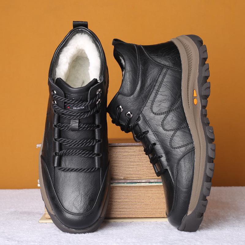 Зимние хлопковые ботинки мужские новые шерстяные теплые и ворсистые с утолщенным мехом интегрированные спортивные и прогулочные высокие ботинки для улицы 38
Зимние хлопковые ботинки мужские новые шерстяные теплые и ворсистые с утолщенным мехом интегрированные спортивные и прогулочные высокие ботинки для улицы 38